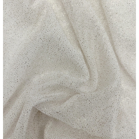Siatka elastyczna WHITE GOLD GLITTER